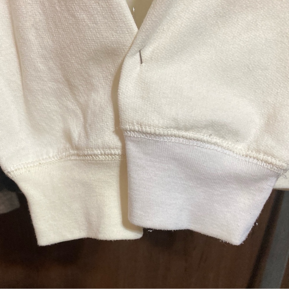 Disney Mickey Mouse Hoodie Sweatshirt youth  XL cream Rose Gold. - Picture 5 of 8